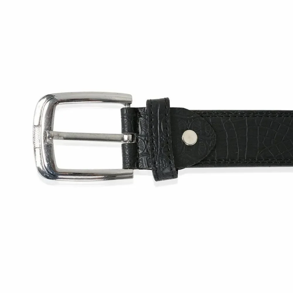 Black Genuine Leather Belt (38-42 in)